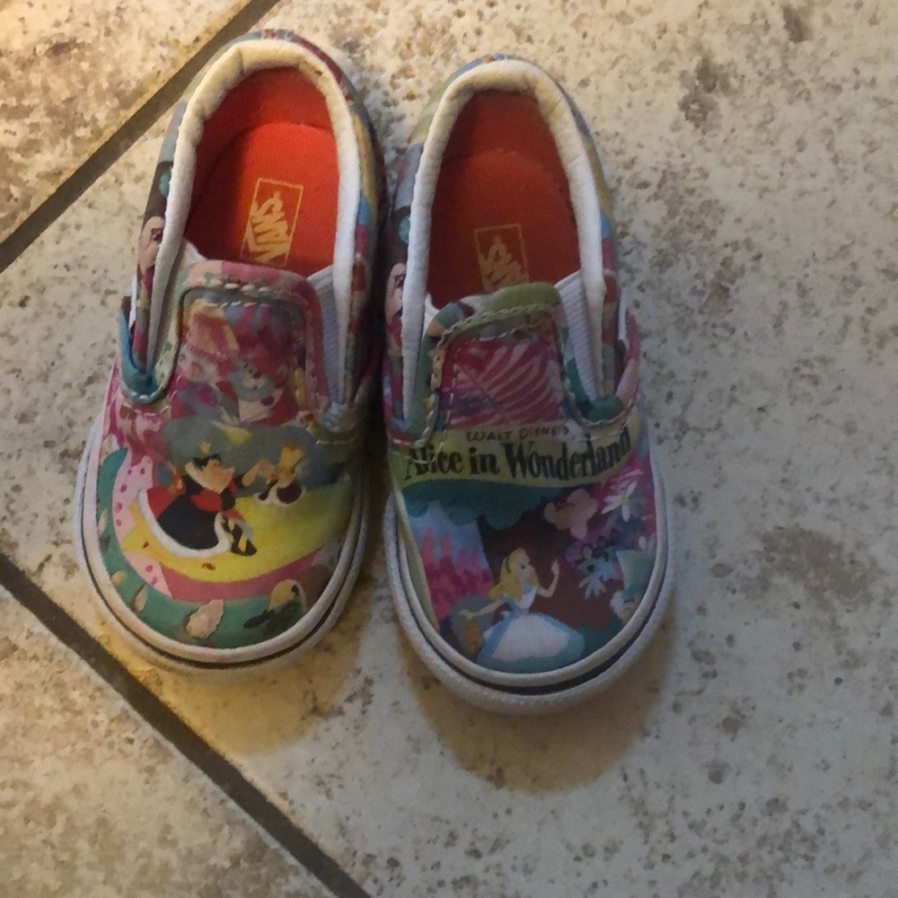 Vans toddler Alice and Wonderland Shoes
